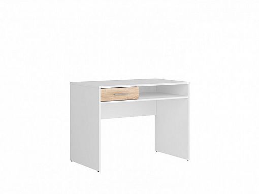 Nepo Plus Psací stůl BIU1S Bílá/dub sonoma