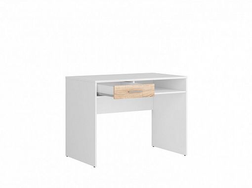 Nepo Plus Psací stůl BIU1S Bílá/dub sonoma