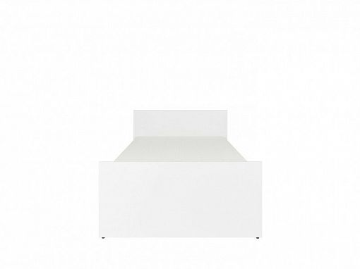 NEPO PLUS postel 90 cm, bílá
