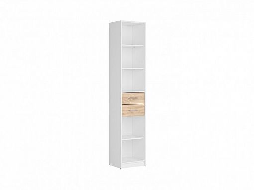 Nepo Plus Regál REG2S/40 Bílá/dub sonoma