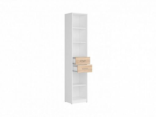 Nepo Plus Regál REG2S/40 Bílá/dub sonoma