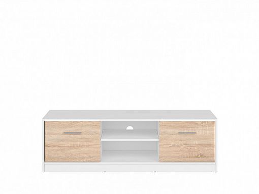 Nepo Plus Televizní stolek RTV2D Bílá/dub sonoma