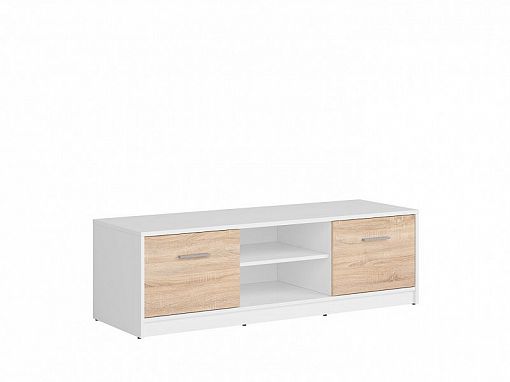 Nepo Plus Televizní stolek RTV2D Bílá/dub sonoma