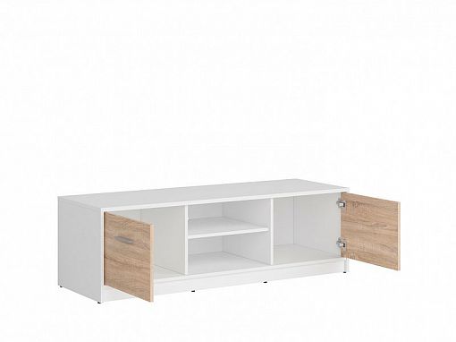 Nepo Plus Televizní stolek RTV2D Bílá/dub sonoma