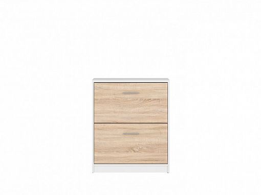 Nepo Plus Botník SFB2K2 Bílá/dub sonoma