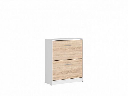 Nepo Plus Botník SFB2K2 Bílá/dub sonoma