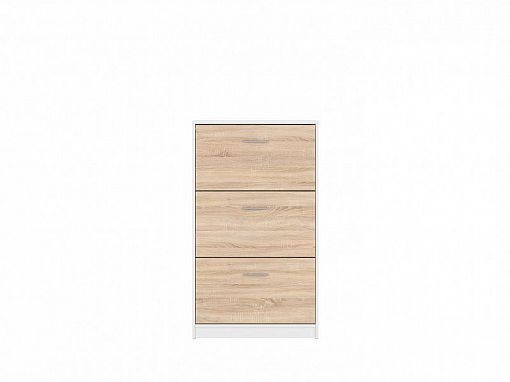 Nepo Plus Botník SFB3K Bílá/dub sonoma