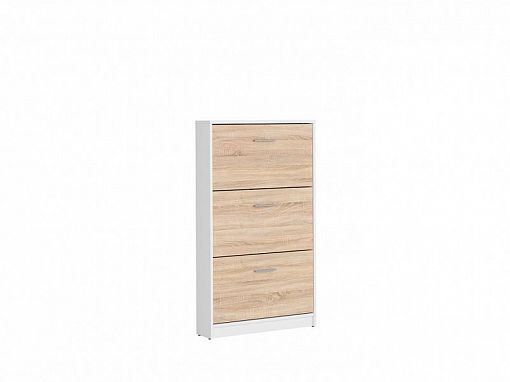 Nepo Plus Botník SFB3K Bílá/dub sonoma