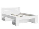NEPO PLUS postel 140 cm, bílá
