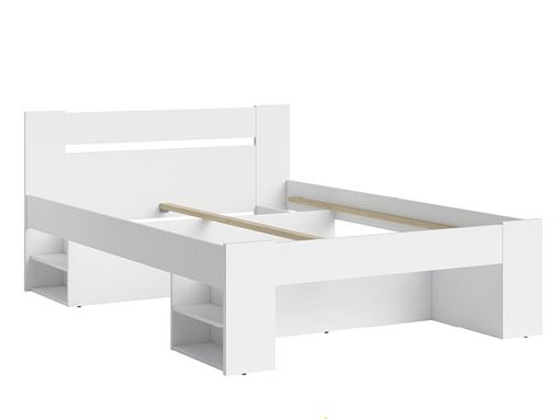 NEPO PLUS postel 140 cm, bílá