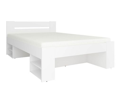 NEPO PLUS postel 140 cm, bílá