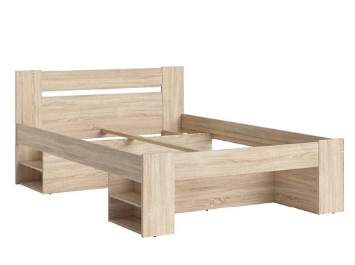 NEPO PLUS postel 140 cm, dub sonoma