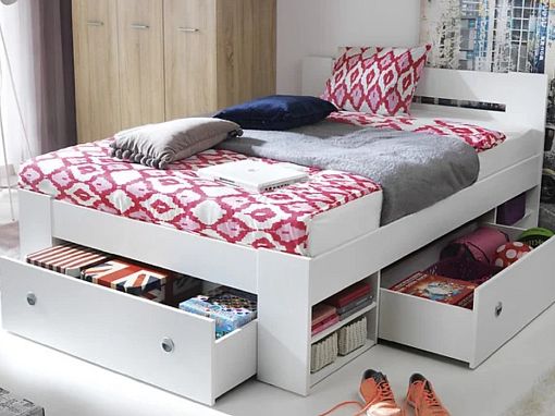 NEPO PLUS postel 140 cm, dub sonoma
