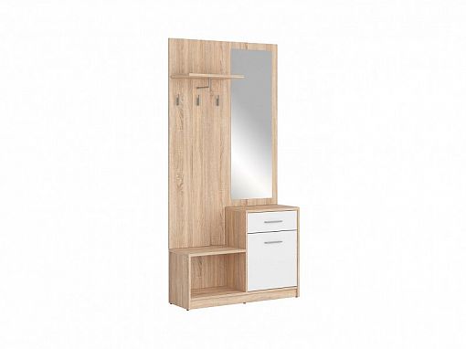 Nepo Plus Předsíňová stěna PPK Dub sonoma/Bílá