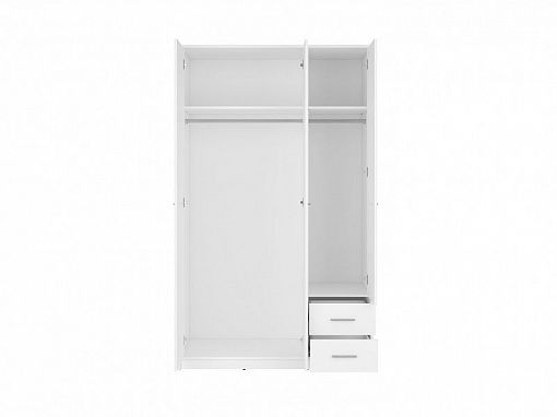 Nepo Plus Šatní skříň SZF3D2S Bílá