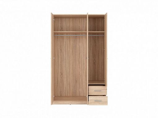 Nepo Plus Šatní skříň SZF3D2S Dub sonoma