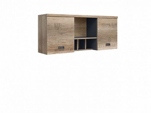 MALCOLM závěsná skříňka SFW2D, dub canyon monument/šedý wolfram