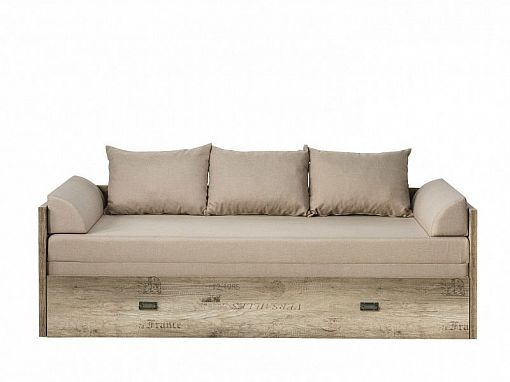 MALCOLM postel 80 cm, komplet, Dub canyon monument/Carbo sawana 17