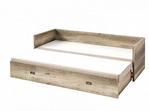 MALCOLM postel 80 cm, komplet, Dub canyon monument/Carbo sawana 17