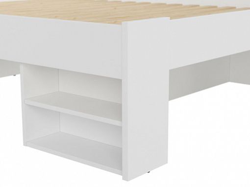 NEPO PLUS postel 160 cm, bílá