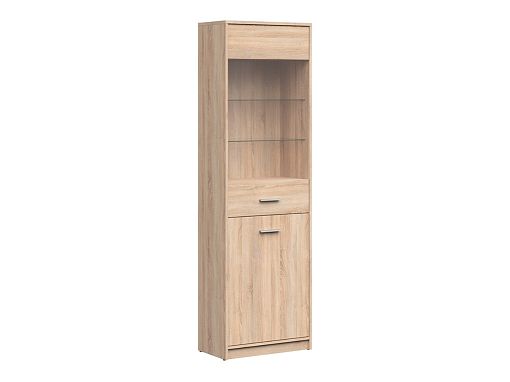 NEPO PLUS vitrína REG1D1W, dub sonoma