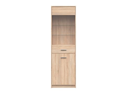NEPO PLUS vitrína REG1D1W, dub sonoma