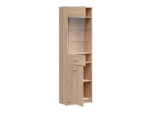 NEPO PLUS vitrína REG1D1W, dub sonoma
