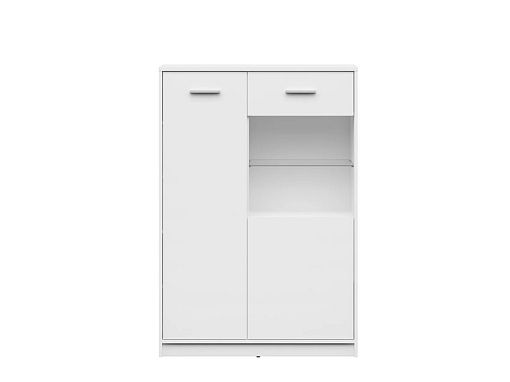 NEPO PLUS vitrína REG1D1W/90, bílá