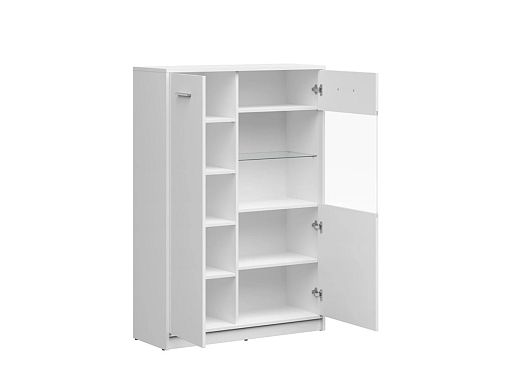 NEPO PLUS vitrína REG1D1W/90, bílá