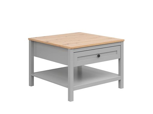 SALGA konferenční stolek LAW1S, šedá arktisgrau/dub artisan