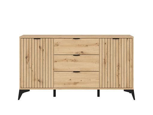 LAMEA komoda KOM2D3S/150, dub artisan