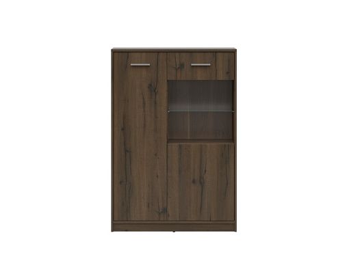 NEPO PLUS vitrína REG1D1W/90, dub ušlechtilý