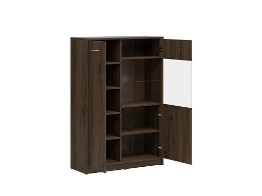 NEPO PLUS vitrína REG1D1W/90, dub ušlechtilý