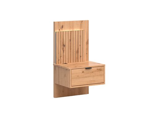 Noční stolek Lamea KOM 1S/P, pravá, dub artisan