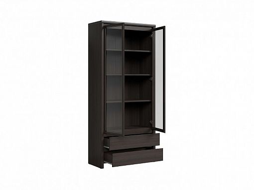 Kaspian Vitrína REG2W2S Wenge
