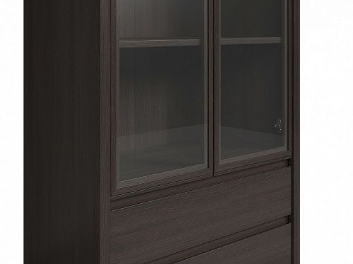 Kaspian Vitrína REG2W2S Wenge