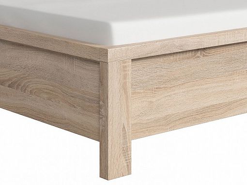 KASPIAN postel 160 cm, dub sonoma