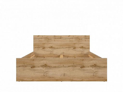 ZELE postel 140 cm, dub wotan