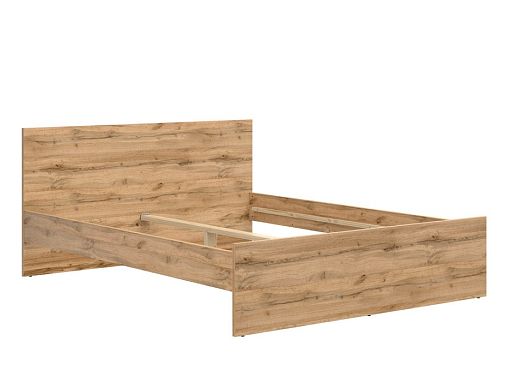 ZELE postel 160 cm, dub wotan