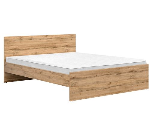 ZELE postel 160 cm, dub wotan