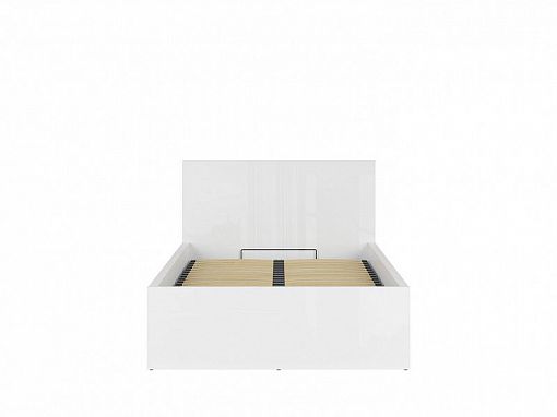 TETRIX postel 120 cm + rošt a úložný prostor, bílý lesk
