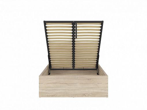 TETRIX postel 120 cm + rošt a úložný prostor, dub sonoma