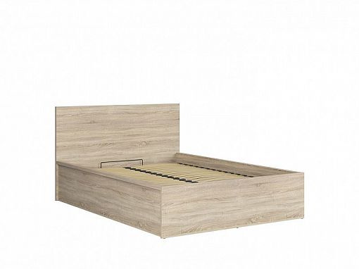 TETRIX postel 140 cm + rošt a úložný prostor, dub sonoma