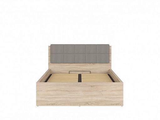 TETRIX postel 140 cm + rošt a úložný prostor, dub sonoma