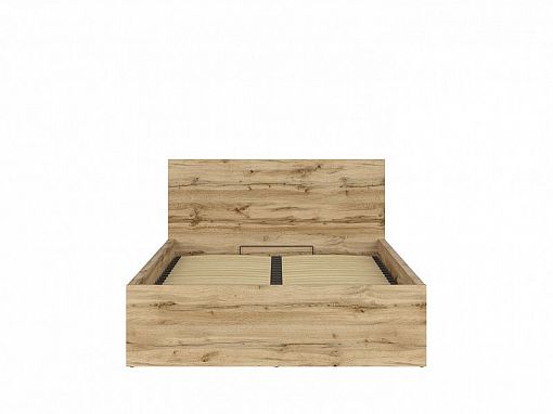 TETRIX postel 140 cm + rošt a úložný prostor, dub wotan