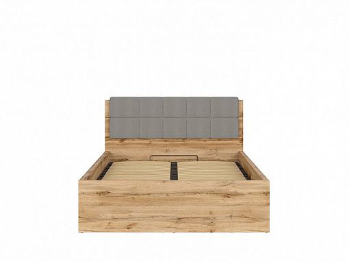 TETRIX postel 140 cm + rošt a úložný prostor, dub wotan