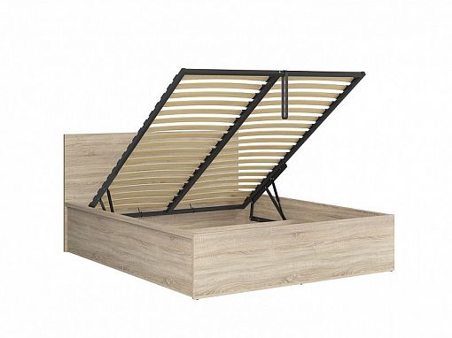 TETRIX postel 160 cm + rošt a úložný prostor, dub sonoma