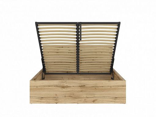 TETRIX postel 160 cm + rošt a úložný prostor, dub wotan