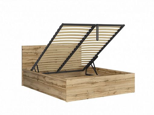 TETRIX postel 160 cm + rošt a úložný prostor, dub wotan