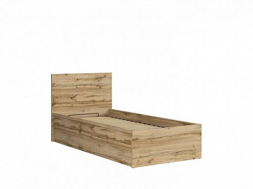 TETRIX postel 90 cm + rošt a úložný prostor, dub wotan